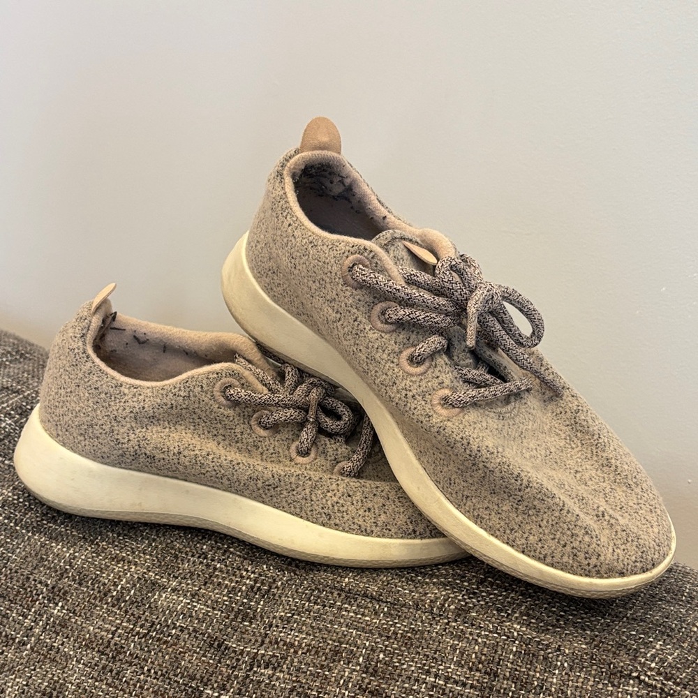 Allbirds Cozy Gray and Cream Footwear